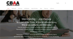 Desktop Screenshot of cbaa.com