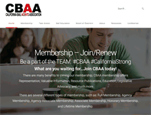 Tablet Screenshot of cbaa.com